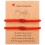 Unity Knot Braided Bracelet Adjustable Red Set 1