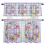 Easter Kitchen Curtains and Valances Set Pink Purple Plaid 1