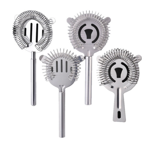 Stainless Steel Cocktail Strainer Set 4 Pack