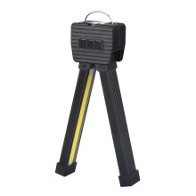 Lampe de gym portable pour les poses – Lampe torche LED avec crochet de suspension, 7 niveaux d'intensité, pliable à 180, rechargeable par USB,
