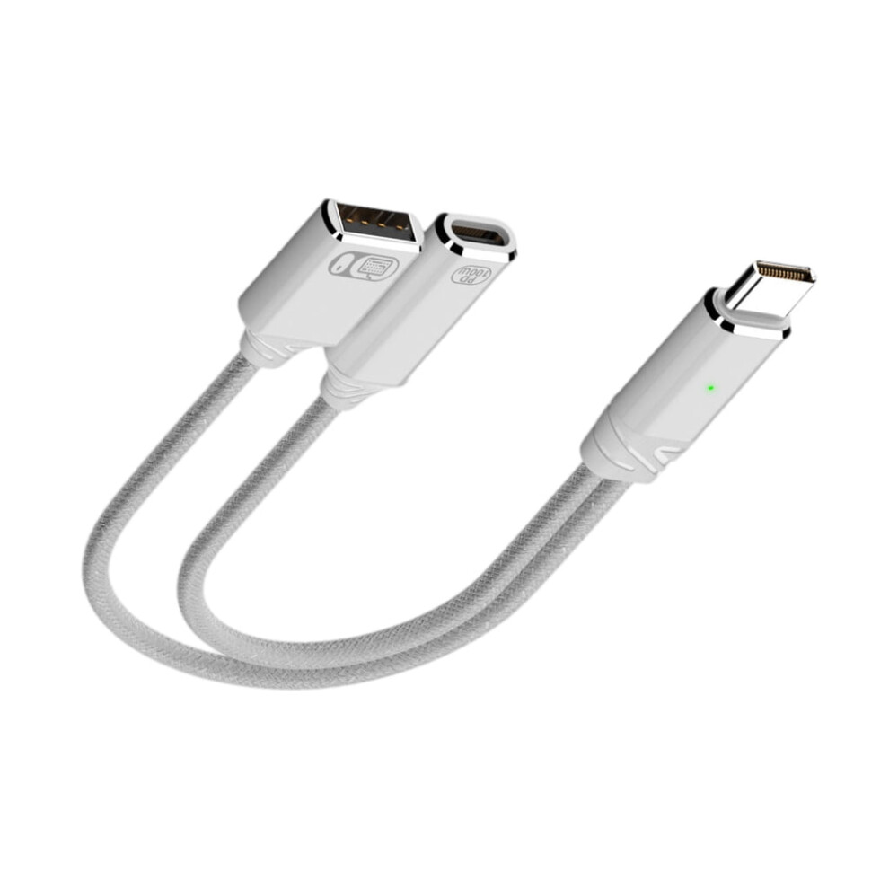 Usb C Splitter Type C Double Plug 100W Fast Charging Adapter Splitter Cable Type C Male To Double Female Cable For Phone 9422877979684