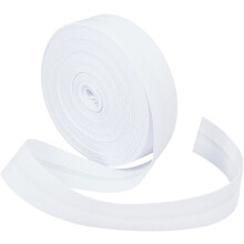 White Single Fold Bias Tape 3/4 inch Wide 10.94 Yards