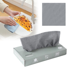 Kitchen Cloths Thickened Washable 10 Pack Gray 4.13x8.3x1.2