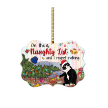 Black Cat Christmas Ornament - Birthday Gift for Cat Lovers - Black Cat Xmas Decor Tree Hanging - 2024 Christmas Ornament - Car Hanging Ornaments