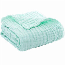 100% Cotton Blanket Queen Size for Bed - Breathable and Soft,Waffle Weave Blanket for Summer Spring 59x81in