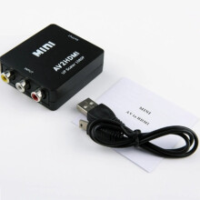 RCA to HDMI converter 1080P AV adapter with USB power
