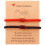 Unity Knot Bracelet Braided Adjustable Couple Gift Red 1