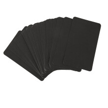 100 Stück Schwarzes Cardstock 9x5,4cm 350gsm für Einladungen & Scrapbooks