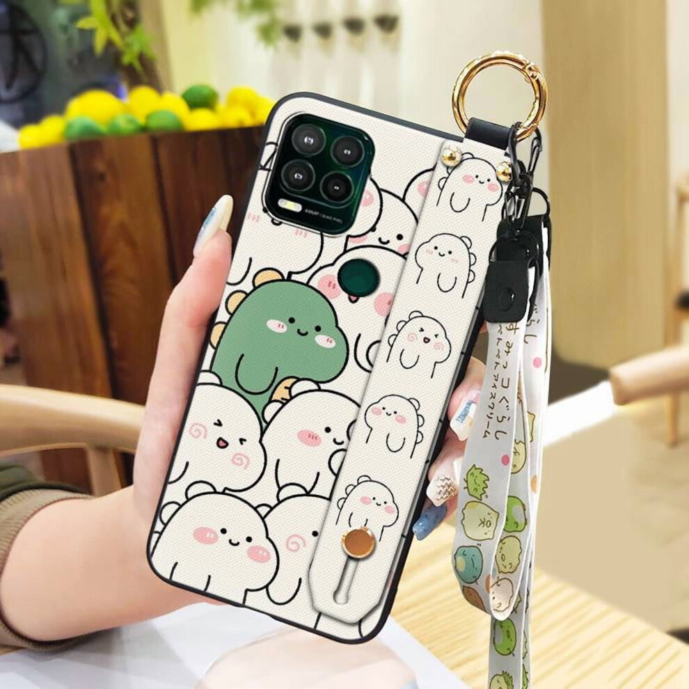 Moto G Stylus 5G Phone Case Â Durable Soft Silicone Kickstand, Dirt-Resistant, Anti-Dust & Anti-Knock, Cartoon Design With Wrist Strap 9085618455948