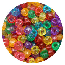 YUEHAO Bracelets Beads Glitter Beads Hair Beads Craft Beads Children's Multicolor Beads DIY Beads Bracelet Beads Craft Beads