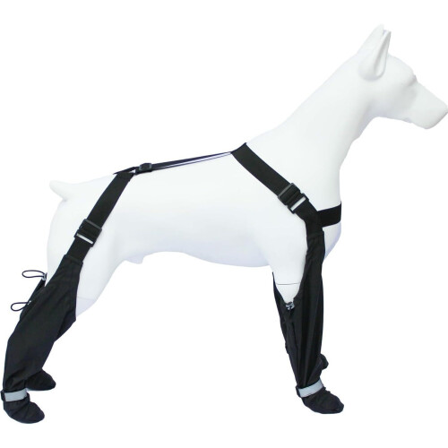 Dog Snow Suit with Built-in Boots, Waterproof, Adjustable