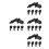20Pcs Durable Black Plug Caps Boot Covers for Use 9