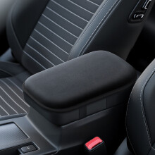 Car Armrest Box Height Pad, Universal Center Console Pad, Thick Arm Rest Cover for Car Interior, Comfort Driving Accessory (Black)