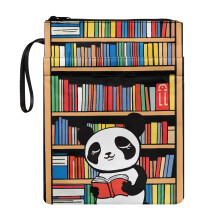 Notebook Wraps Book Organzoer Holder Polyester Fabric Washable Book Sleeve Cover with Handle for Paperbacks Notebook Book for Bible Book Carrying Bag
