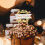 10Pcs Birthday Cake Paper Flags Golden Wreath Party Decor 3