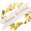 10Pcs Birthday Cake Paper Flags Golden Wreath Party Decor 8