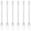 6pcs Pickle Fork Dessert Fork Stainless Steel Fork Fruit Pick Kitchen Utensil 1