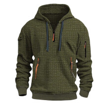 Herenmode Hoodies & Sweatshirts Winter Warme Heren Hoodie met Lange Mouwen Casual Uniek Outdoor Design Effen Kleur Hoodie met Lange Mouwen Grote Maat