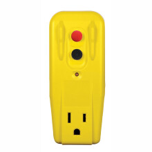 GFCI Outlet Adapter 30439005 15 AMP Yellow
