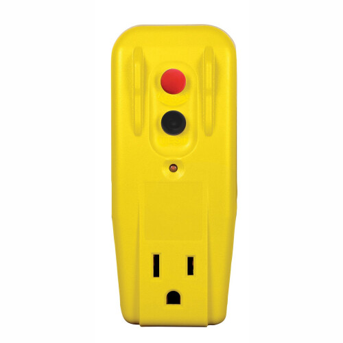 GFCI Outlet Adapter 30439005 15 AMP Yellow