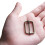 100 Pcs Travel Qinggu Bag Strap Buckles Miss Size 2 4