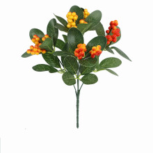 Lifelike Artificial Blueberry Flowers with Stems – for Christmas, Valentine's, Wedding, DIY Bouquet & Home Decoration