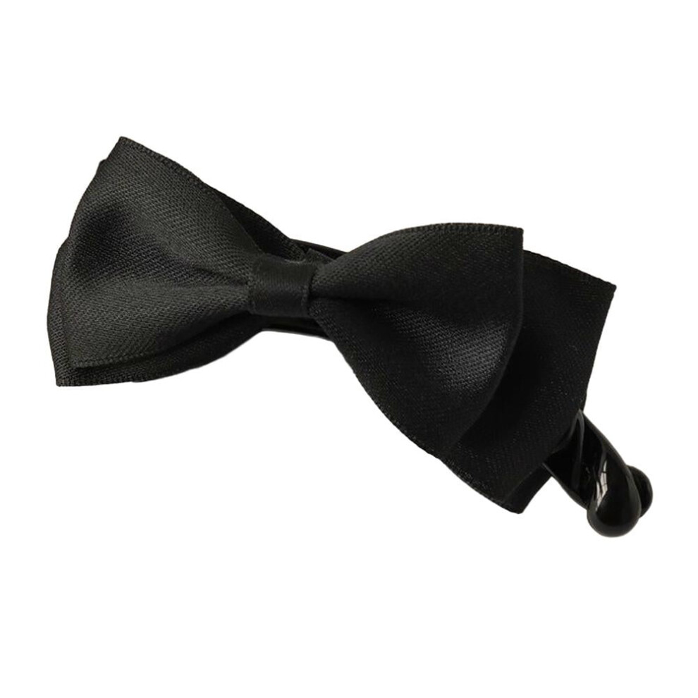 Black French-Style Banana Clip for Thick Hair