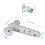 14Pcs Grey Silicone Door Knob Protectors Skid-Proof Door Handle Covers 2