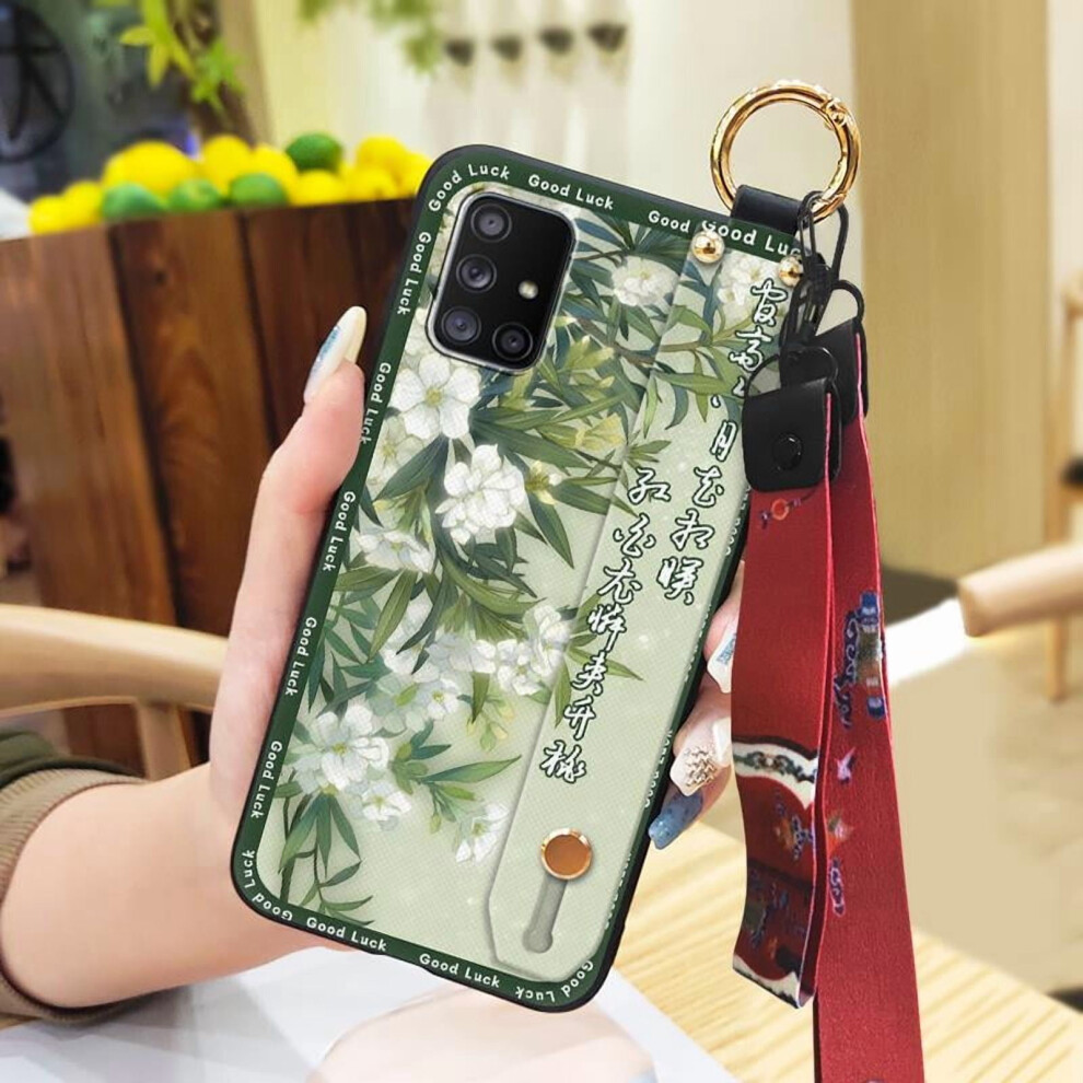 Phone Case Compatible With Samsung Galaxy A71 5G/A Quantum Â Anti-Dust, Chinese Style, Ring Lanyard, Wrist Strap, Waterproof 9399596217260