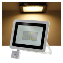 LED FloodLight PIR Motion Sensor LED Flood Light IP66 Waterproof Spotlight Wall Outdoor Lighting White Warm White,Save Energ