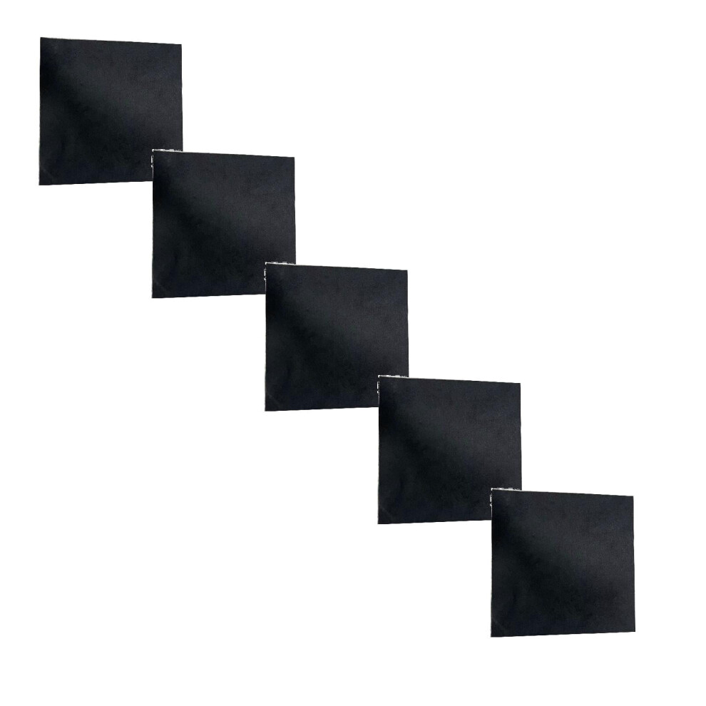 Microfiber Cleaning Cloths Thickened Reusable 5Pc Square Set 975221504241
