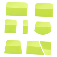 8 Pieces PPF Squeegees for Vinyl Window Tint Tools TPU Squeegees for Car Wrap Installations Wallpaper Household Cleaning Yellow