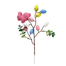 Easter Egg Picks Floral Stems 12.99 Inch