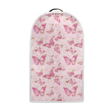 Multifunctional Protective Case Handle Polyester for Home Kitchen Indoor, Pink Butterflies