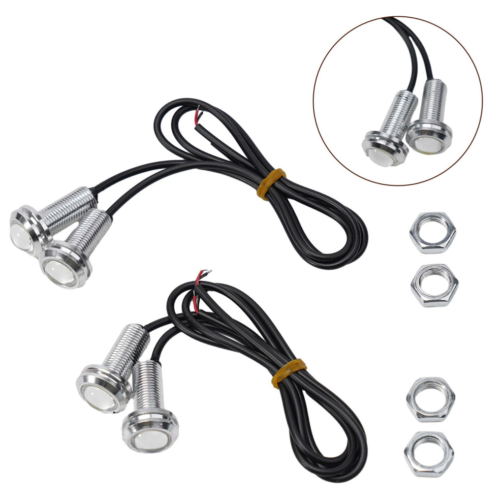 4Pc Dc 12V Marine Boat Transom Led Stern Lights Round Cold Led Tail Lamps Yacht Accessories Underwater Lamp Boat Lights White 9193271887812