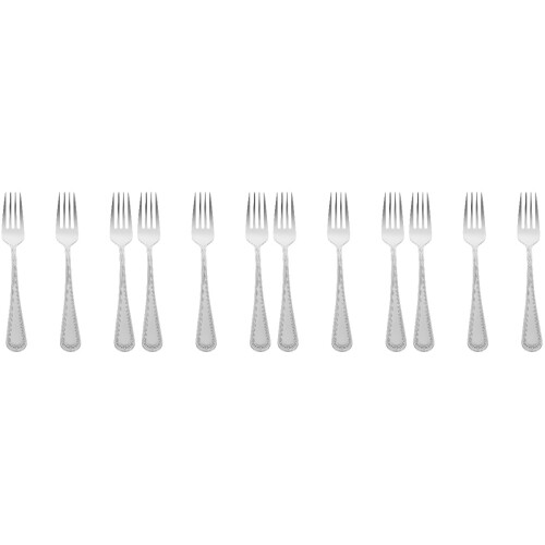 12 Pcs Small Metal Fruit And Dessert Forks For Cake Serving 2