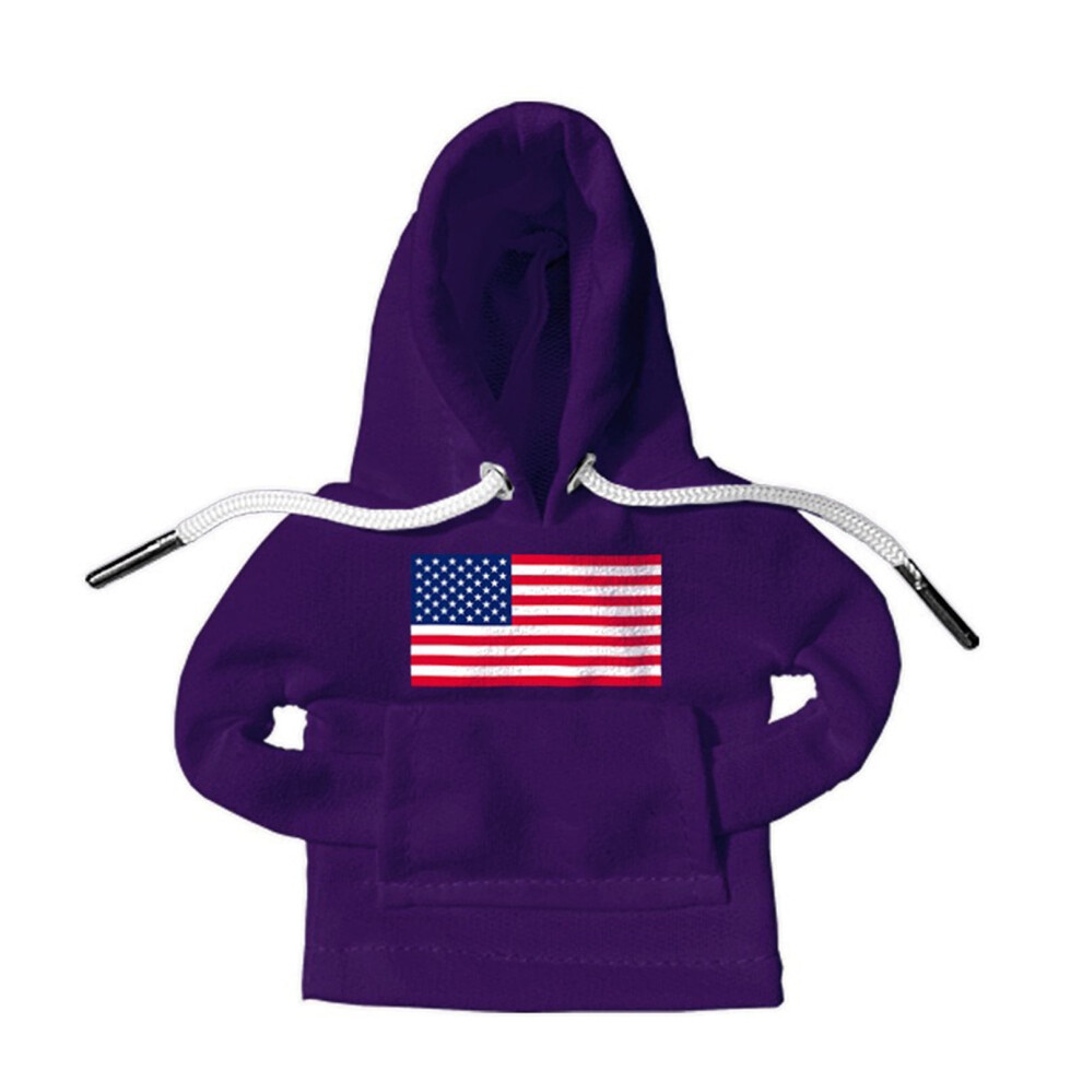 Car Gear Shift Hoodie, Universal Knob Cover, Usa Flag Shifter, Interior Accessories Â Compatible With Most Vehicles Purple 9152228579439