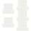 50Sheets Silver Glitter Alphabet Number Stickers DIY Decorative Decals 9
