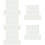 50Sheets Silver Glitter Alphabet Number Stickers DIY Decorative Decals 10