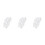 90Pcs PP Cosmetic Bottle Cap White Portable Can End Seal 3