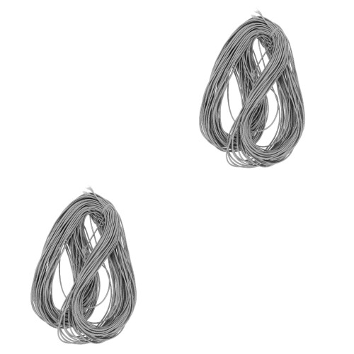 Fil Élastique Gris Pour Bracelet, Collier Accessoires DIY 2