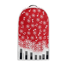 AntiSlip Polyester Dust Cover with Fitted for Kitchen, Snowflake Notes