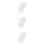 90Pcs PP Cosmetic Bottle Cap White Portable Can End Seal 7