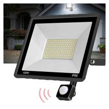 LED Flood Light PIR Motion Sensor Wall Lamp Waterproof Spotlights 30W 50W 100W Reflector Outdoor Garden Street Lighting,Durability