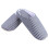 2Pcs Blue Cotton Keep Warm Slippers Fluffy Soft Breathable Home Shoes 2