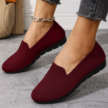 Willtoo Women's Orthopedic Knit Loafers Slip-Resistant Size