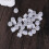 90Pcs PP Cosmetic Bottle Cap White Portable Can End Seal 9