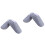 2Pcs Blue Cotton Keep Warm Slippers Fluffy Soft Breathable Home Shoes 4