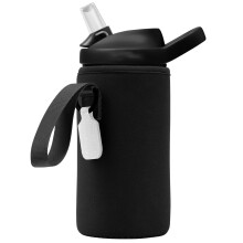 Housse de gourde compatible avec les gourdes CamelBak Eddy+ Tritan 414 ml et Steel 355 ml pour enfants, avec porte-bouteille et étiquette
