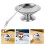 4Sets Silver Stainless Steel Footed Ice Cream Cups for Home Dining 9